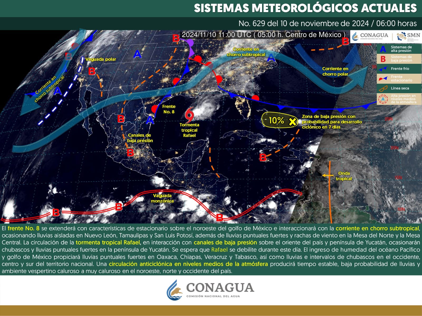 Frente frío número 8 mantendrá ligeros refrescamientos en zonas altas de Oaxaca