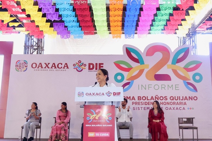 En dos años, DIF Oaxaca se ha distinguido por brindar cuidados a quienes lo necesitan: Irma Bolaños