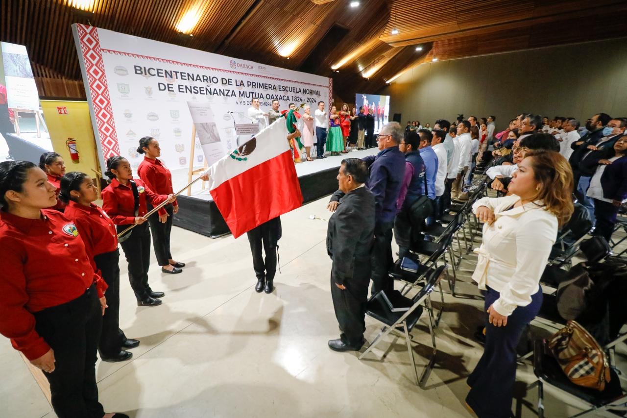Con jornada académica, conmemoran Bicentenario de la Primera Normal de Enseñanza Mutua en Oaxaca
