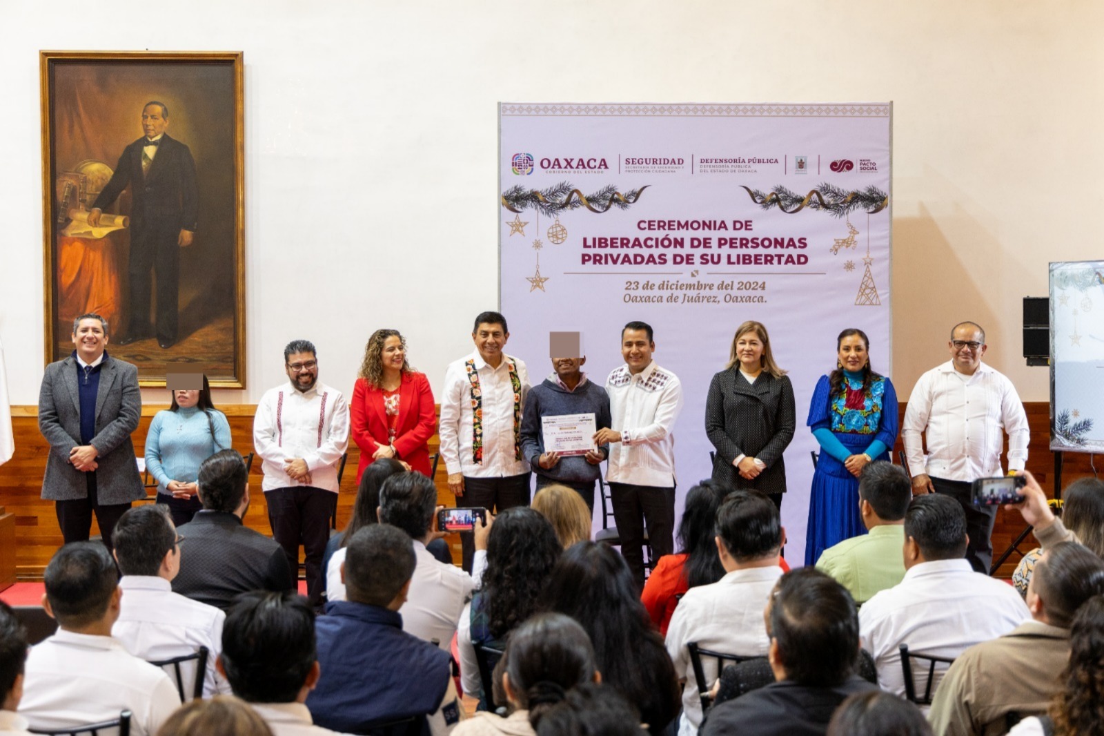 Con justicia, reciben boleta de liberación personas indígenas y de escasos recursos