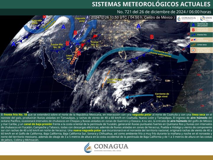 Continuará ambiente frío a muy frío este jueves en Oaxaca