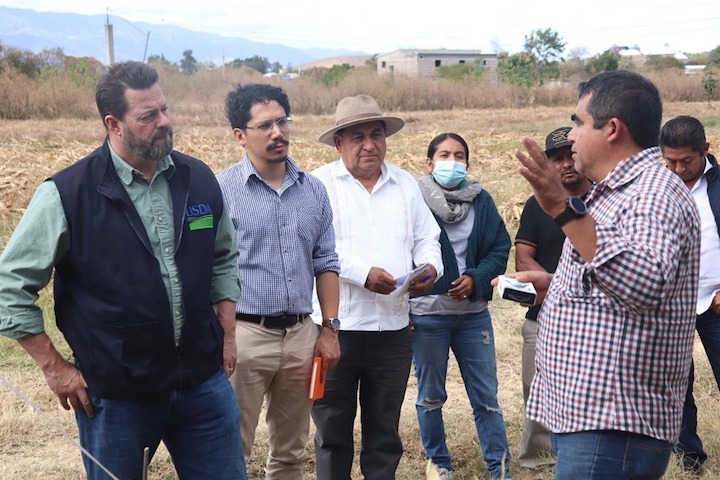 Gobierno de Oaxaca fortalece lazos de colaboración con Gobierno de México y USDA