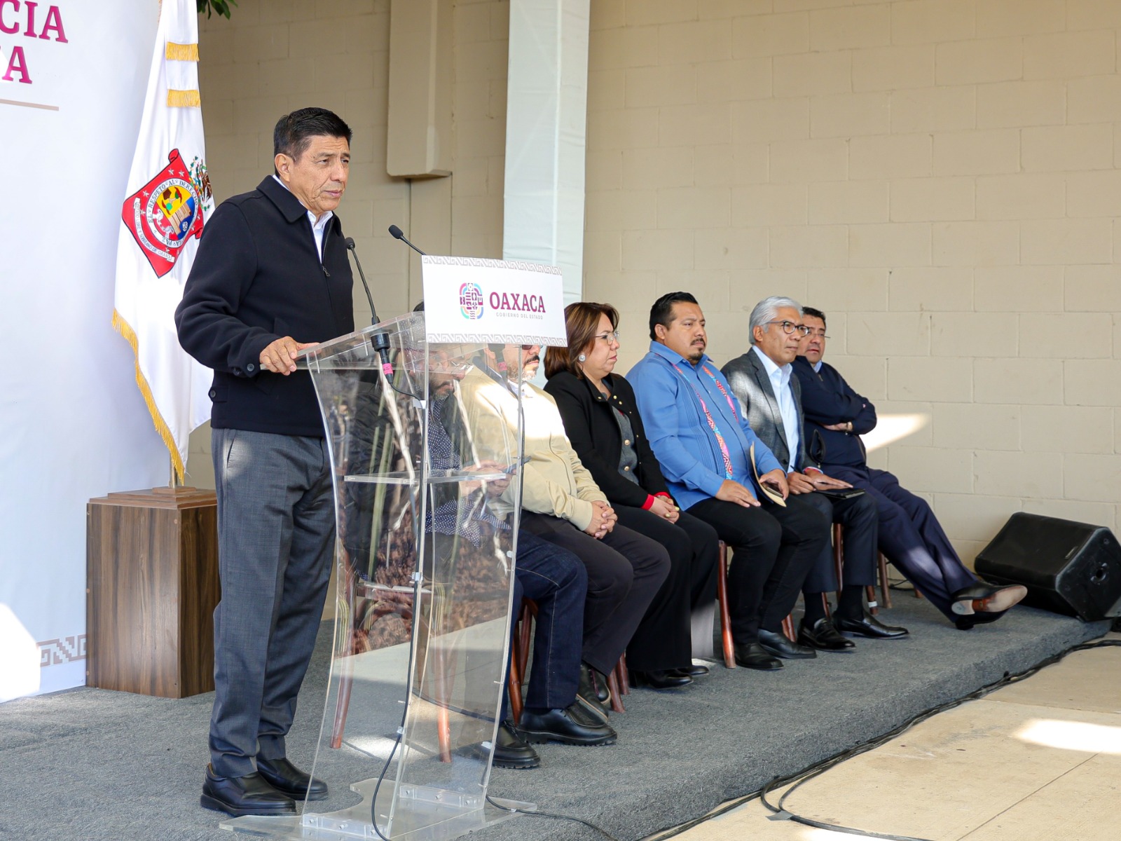 Informa Gobernador Salomón Jara cambios en la estructura del gabinete estatal