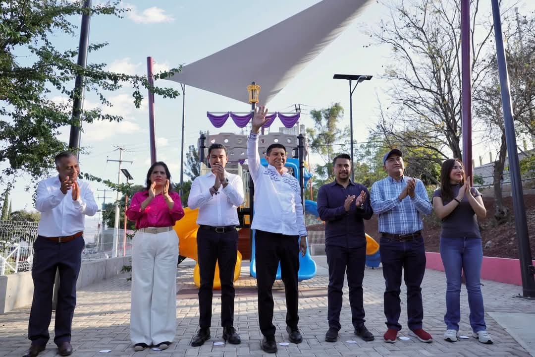 Fortalece Gobierno de Oaxaca cohesión social con parques Flores de la Primavera
