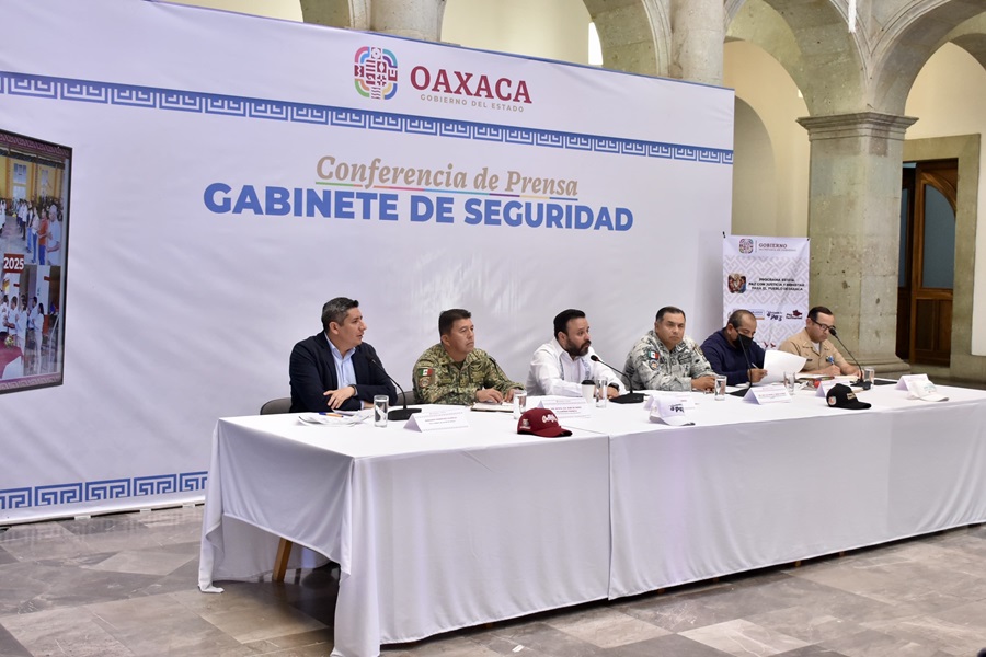 Informa SSPC resultados de trabajos coordinados para la construcción de entornos pacíficos en Oaxaca