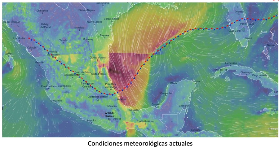 Protección Civil emite recomendaciones por reforzamiento del frente frío número 24