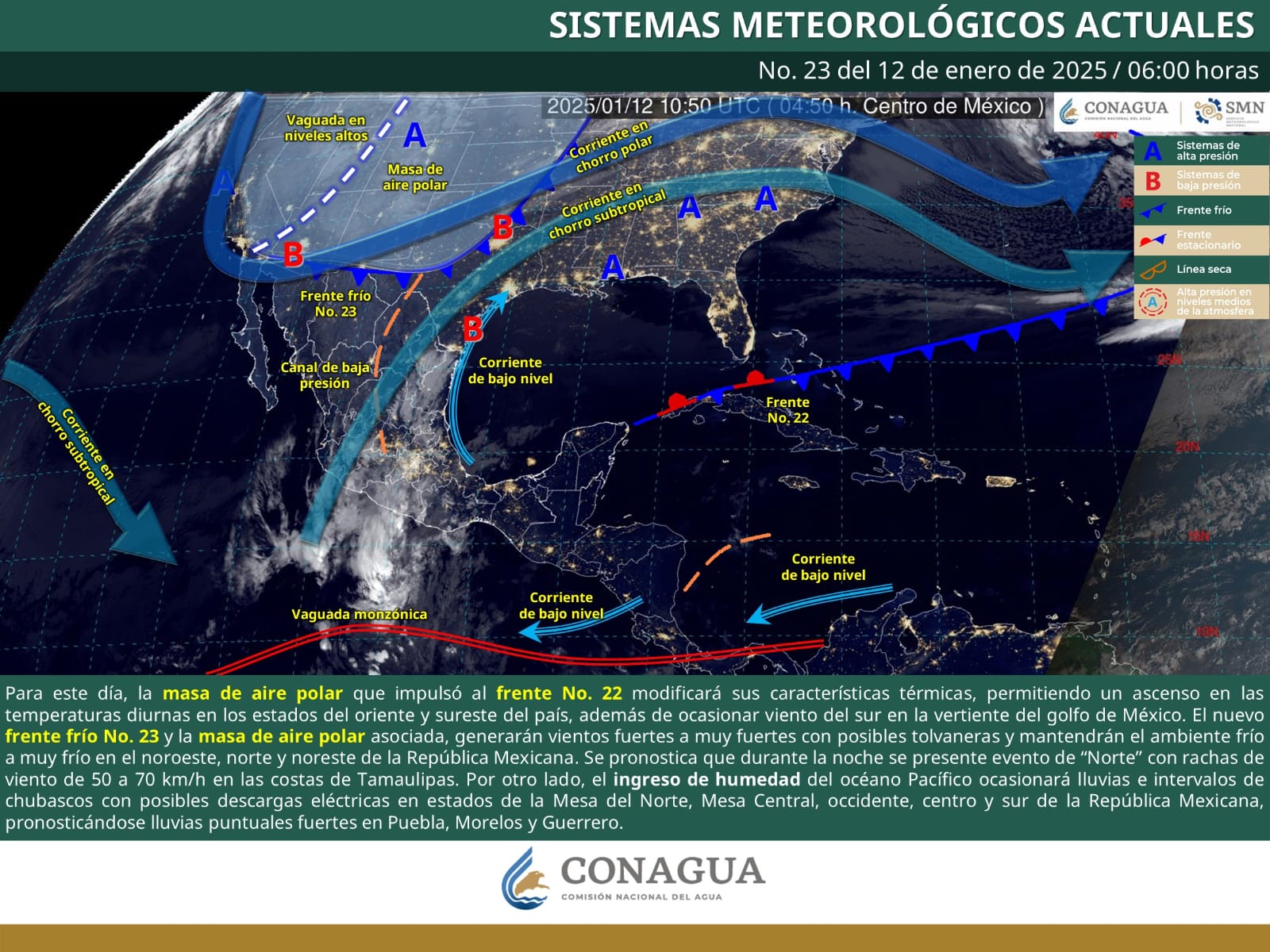 Lluvias y bajas temperaturas se prevén para este domingo en algunas regiones de Oaxaca