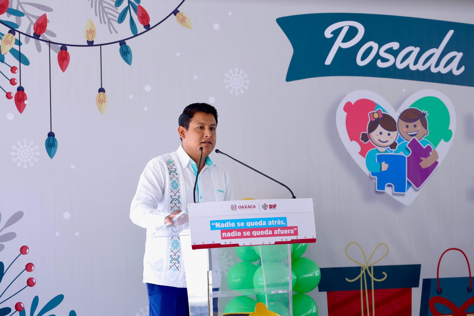 Celebran tradicional posada del Centro de Autismo Nyela To Bidao