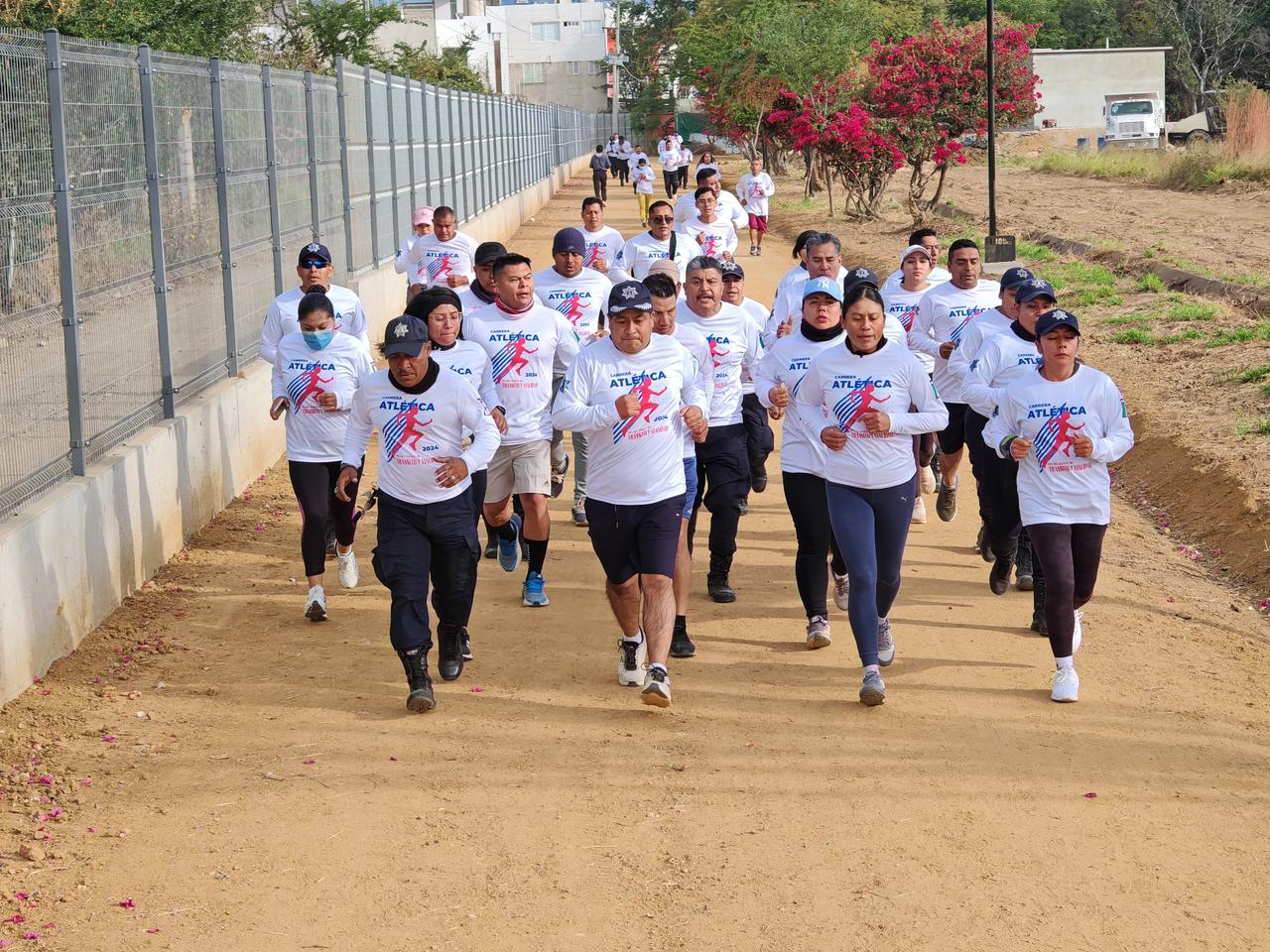 Fomenta Policía Vial Estatal el deporte previo a festejo por el Día del Agente de Tránsito y Vialidad