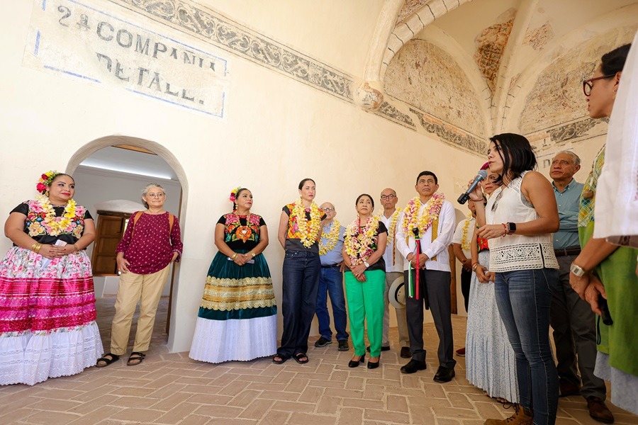 Entregan Gobierno del Estado y Federación totalmente restaurado el Antiguo convento dominico de Santo Domingo Tehuantepec