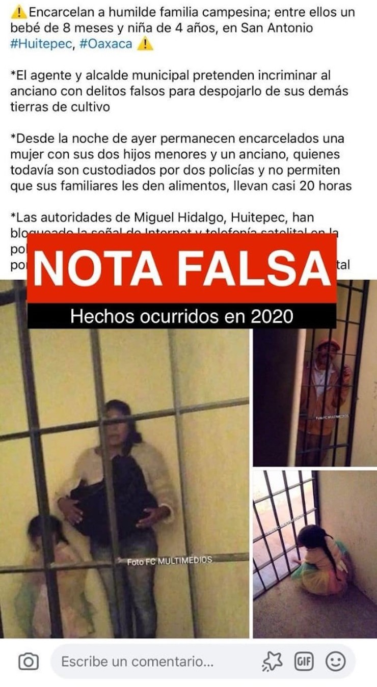 Desmiente Sego encarcelamiento de familia campesina en San Antonio Huitepec