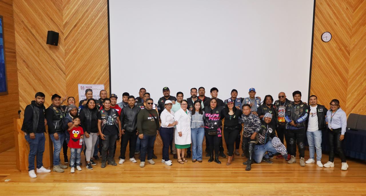 Realizan rodada biker por la donación voluntaria de órganos y tejidos con fines de trasplante