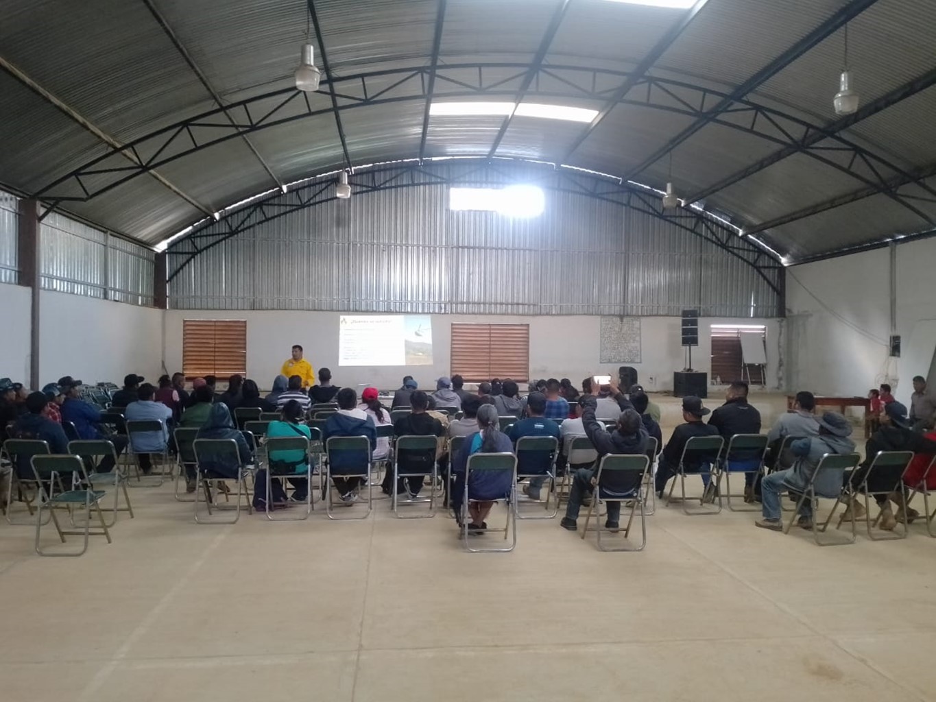 Previene Coesfo incidencia de incendios en Santa Inés del Monte