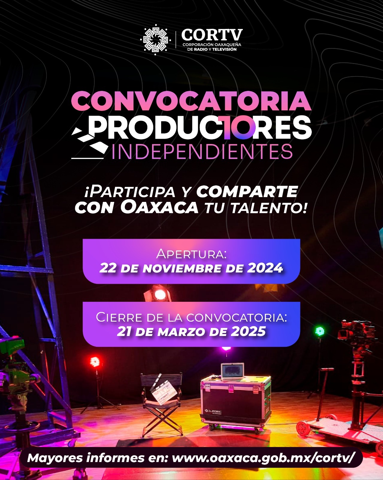 Brinda Cortv espacios para producciones independientes de radio y televisión