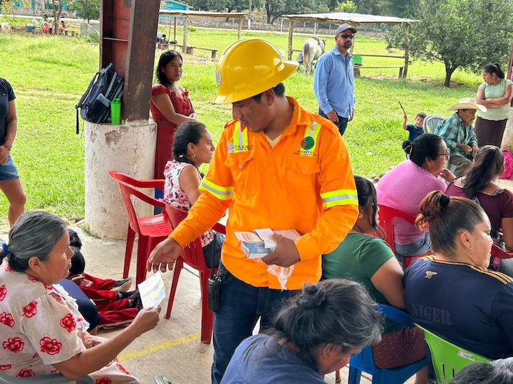 Coordina Coesfo esfuerzos para prevenir incendios forestales en Santa María Chimalapa