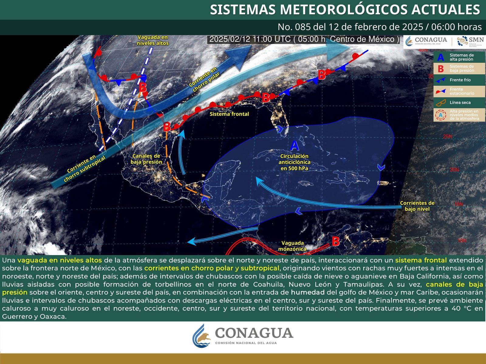Se espera contraste de temperaturas en Oaxaca por fenómenos atmosféricos