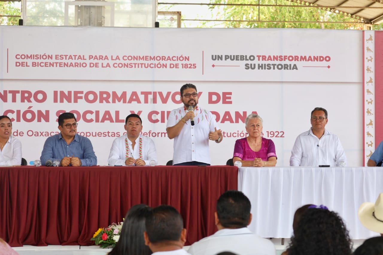 Tenemos la oportunidad de plasmar en la nueva Constitución las voces de las y los oaxaqueños: Geovany Vásquez Sagrero