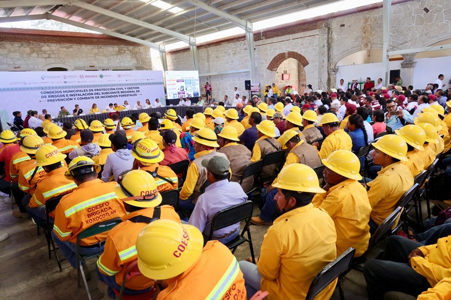 Gobierno de Oaxaca cierra filas para prevenir incendios forestales