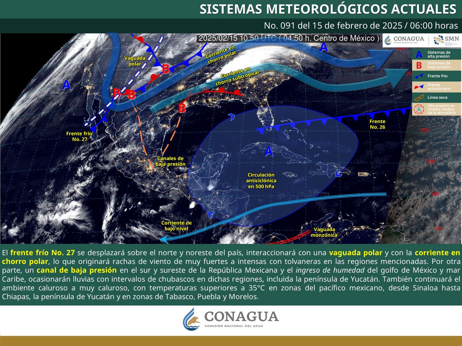 Se prevé ambiente invernal predominante las próximas 72 horas en gran parte del estado