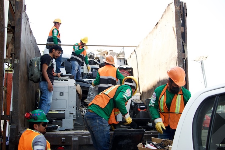 Realiza Gobierno de Oaxaca exitosa jornada de acopio de residuos eléctrico y electrónicos