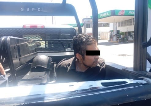 Policía Estatal asegura a masculino por acoso sexual en vía pública