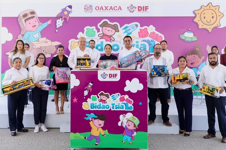 Inicia DIF Oaxaca con la campaña “Bidao Tsia, un juguete, una ilusión” 2025