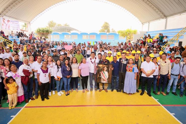 Invierte Salomón Jara más de 55 mdp para el progreso de San Francisco Telixtlahuaca