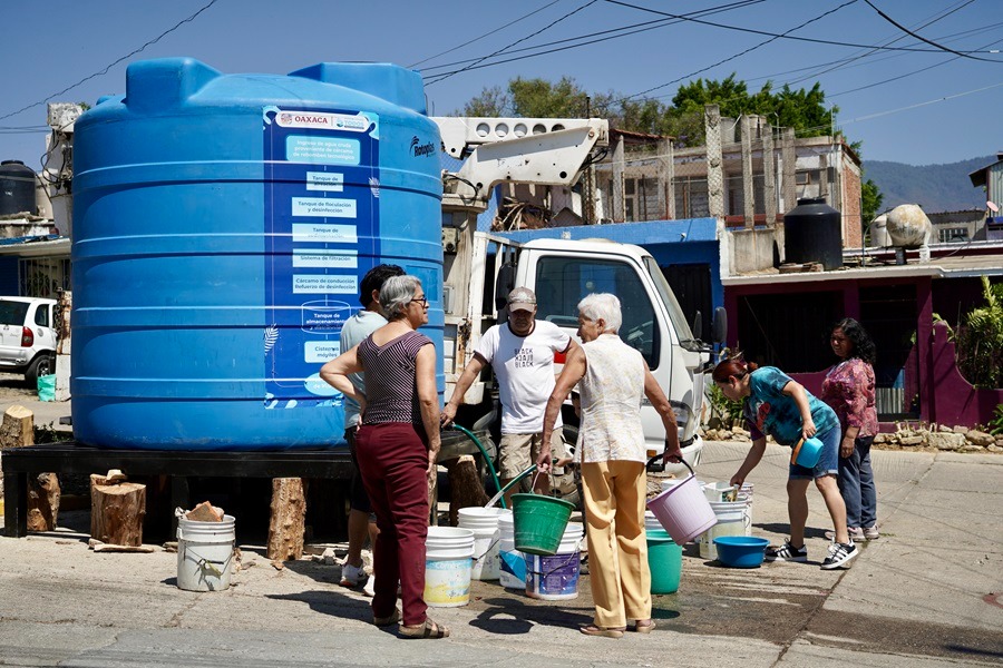 Implementa Soapa acciones para abasto de agua en norte y oriente de la Zona Metropolitana de Oaxaca