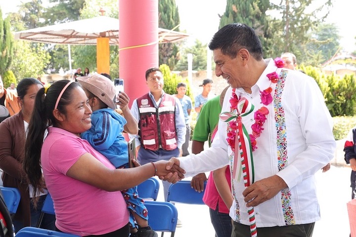 Destina Salomón Jara 3 mdp para la conectividad de San Andrés Lagunas