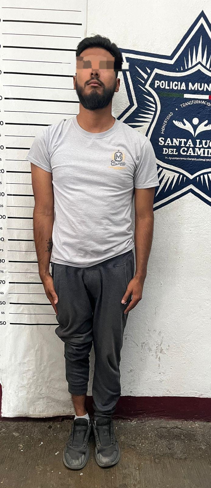 Detienen a dos masculinos por falta administrativa en Santa Lucía del Camino