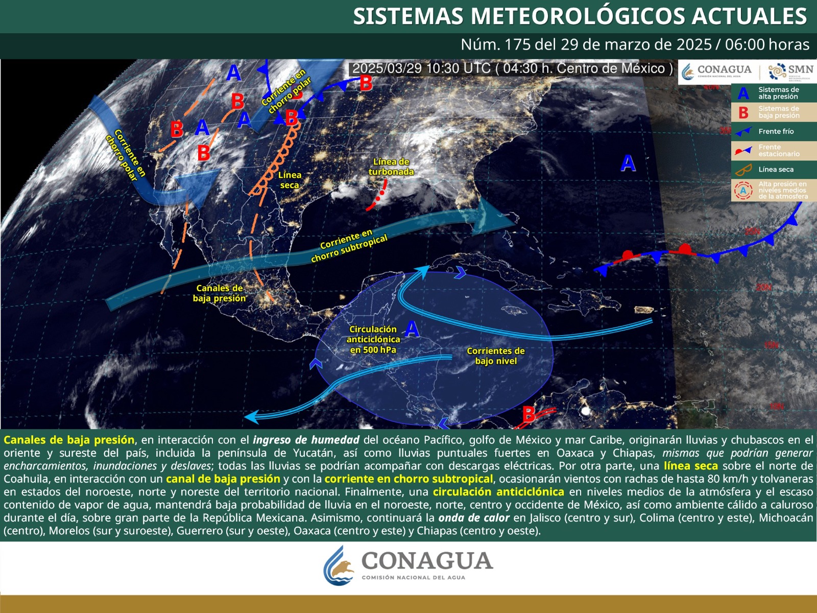 Se prevé poca probabilidad de lluvias en Oaxaca