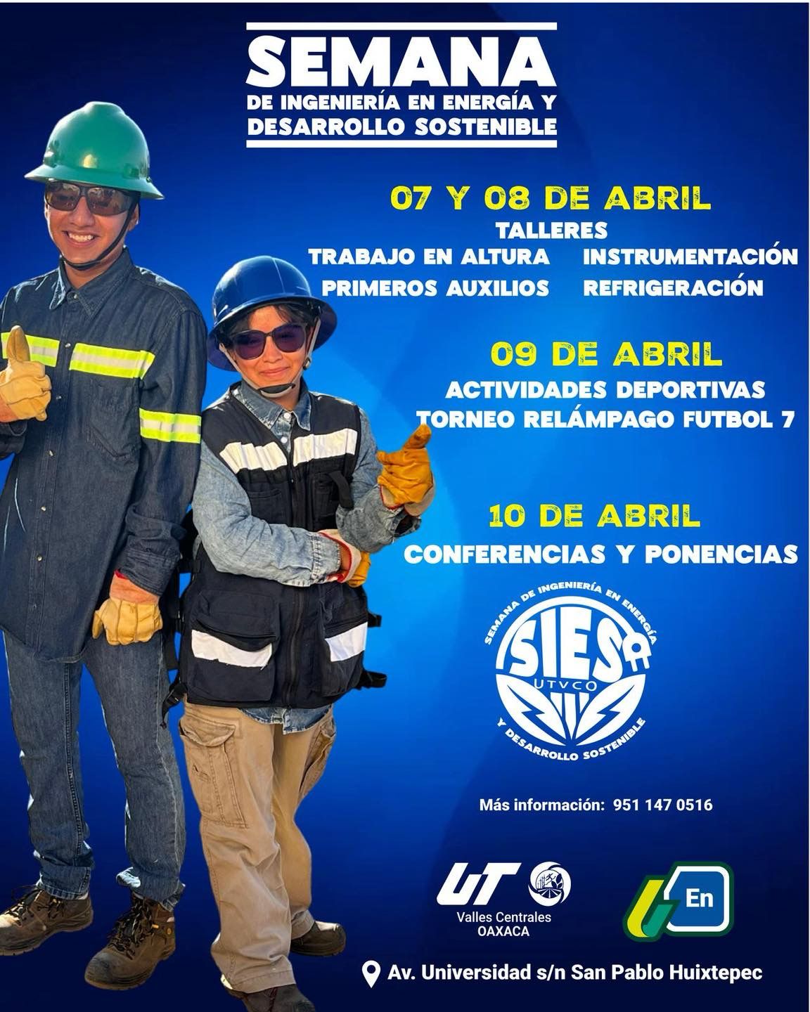 Invita UTVCO a participar en Semana de Ingeniería en Energía y Desarrollo Sostenible 2025