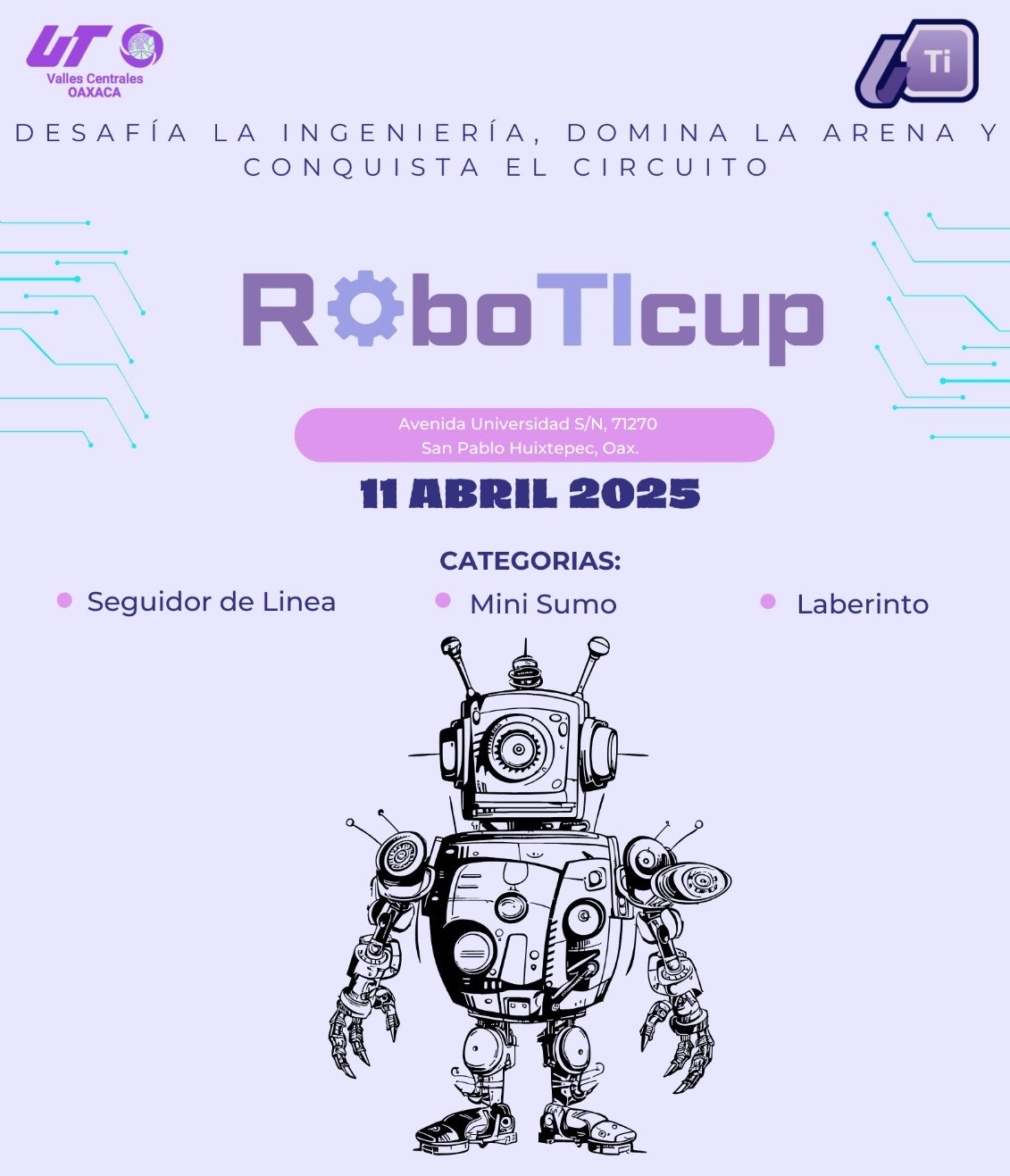 Celebrará UTVCO RoboTiCup 2025