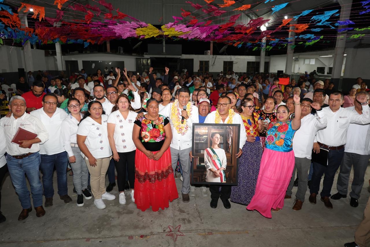 Con más de 7.5 mdp brinda Salomón Jara atención directa a San Pedro Huilotepec