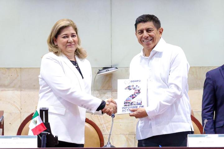 Atestigua Salomón Jara Segundo Informe de la DDHPO
