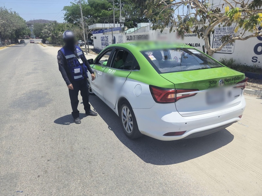 Refuerza Gobierno de Oaxaca acciones de supervisión al transporte público en la Costa