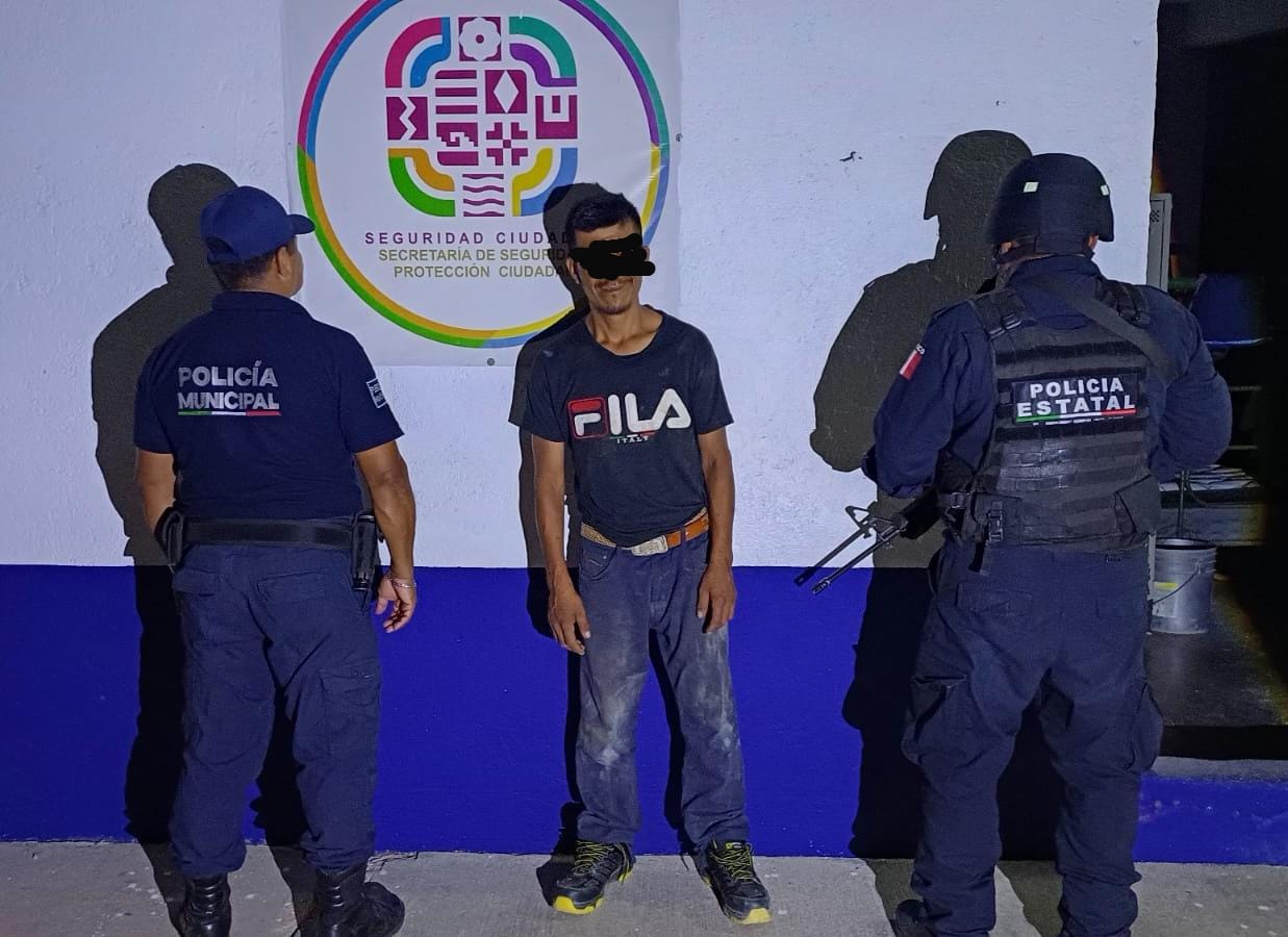 Detiene Policía Estatal a persona armada en Santa María Petapa