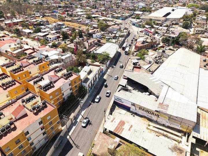 Decenas de calles y avenidas de la Zona Metropolitana de Oaxaca han sido transformadas por Gobierno del Estado