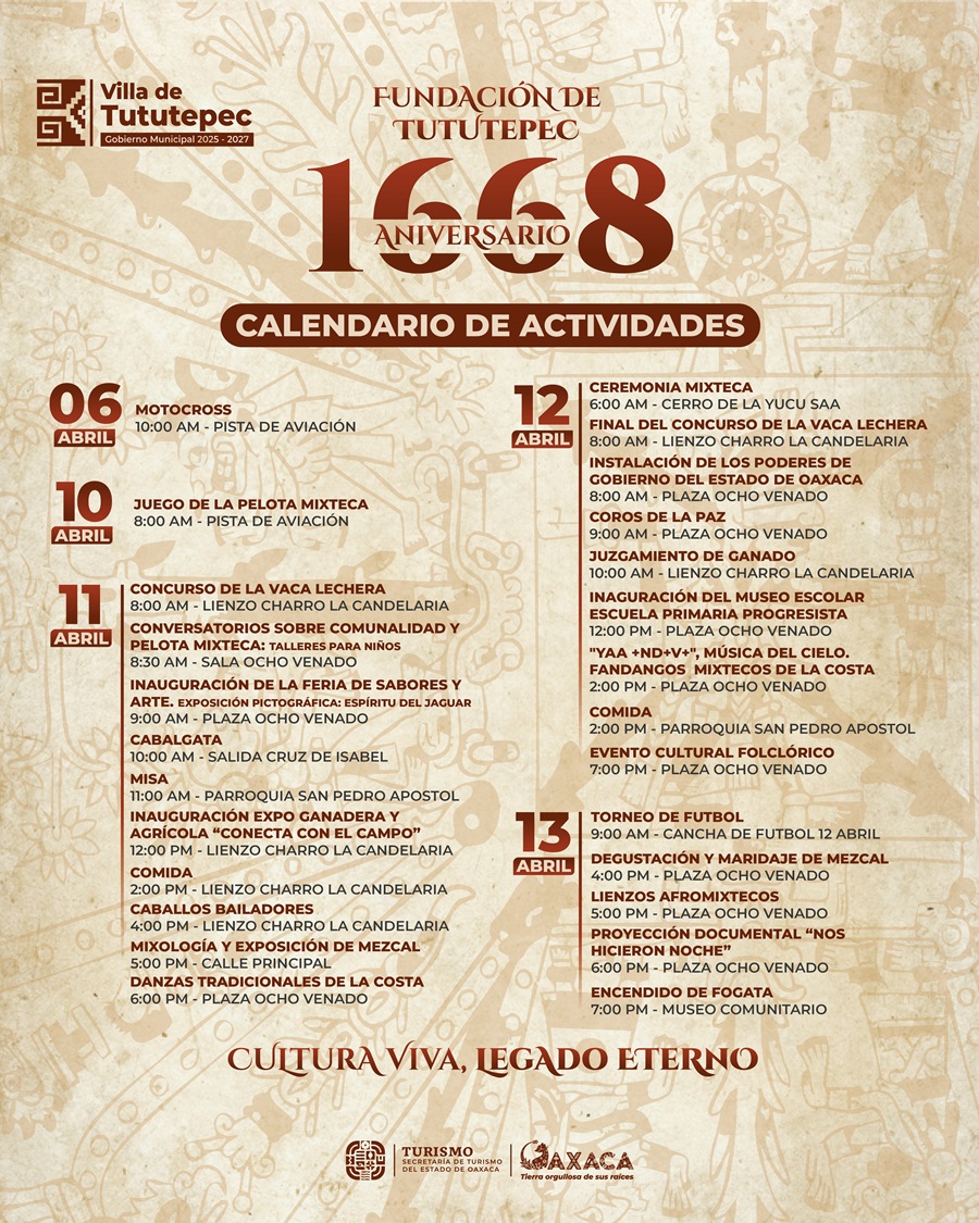Con más de mil 600 años de historia, Villa de Tututepec se viste de fiesta