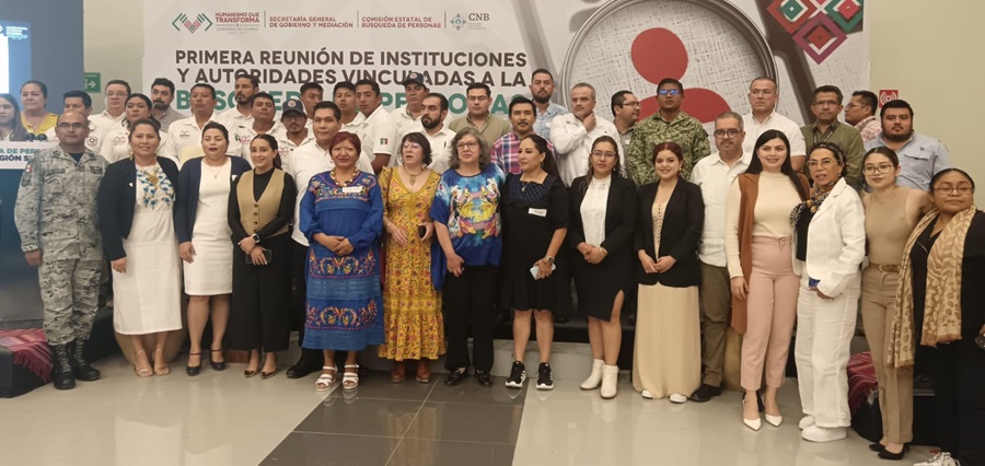 Participa Oaxaca en reunión de instituciones vinculadas a la búsqueda de personas de la región sureste