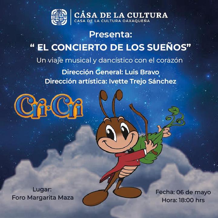 Compartirán música y danza del 6 al 9 de mayo en la CCO