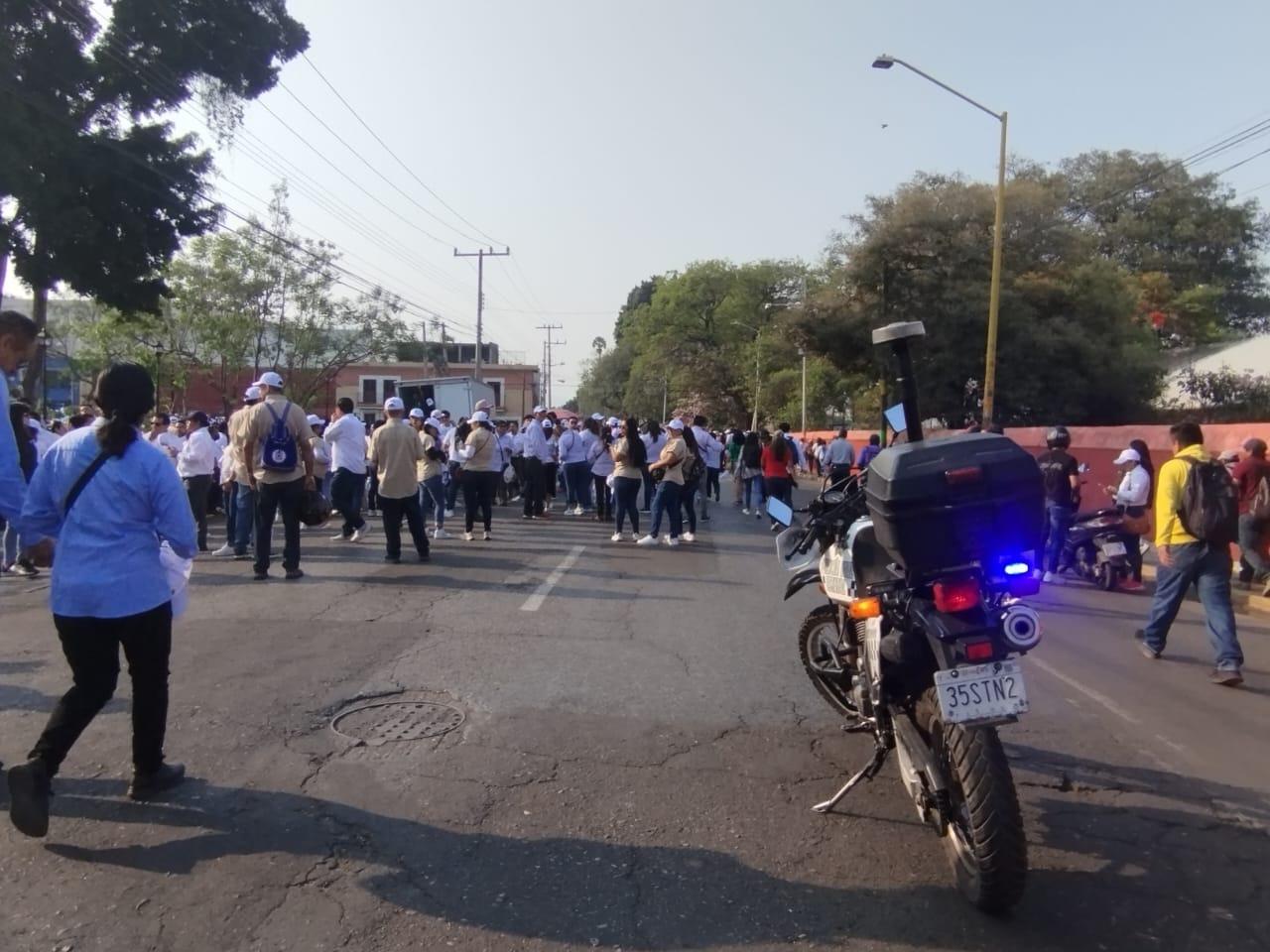 Implementa Policía Vial Estatal operativo especial por marchas del Día del Trabajo