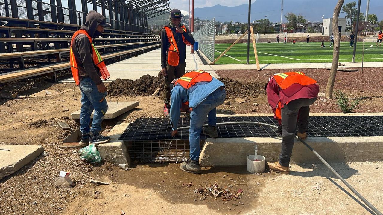 Atiende SIC encharcamiento en el Parque Primavera y revisa infraestructura urbana