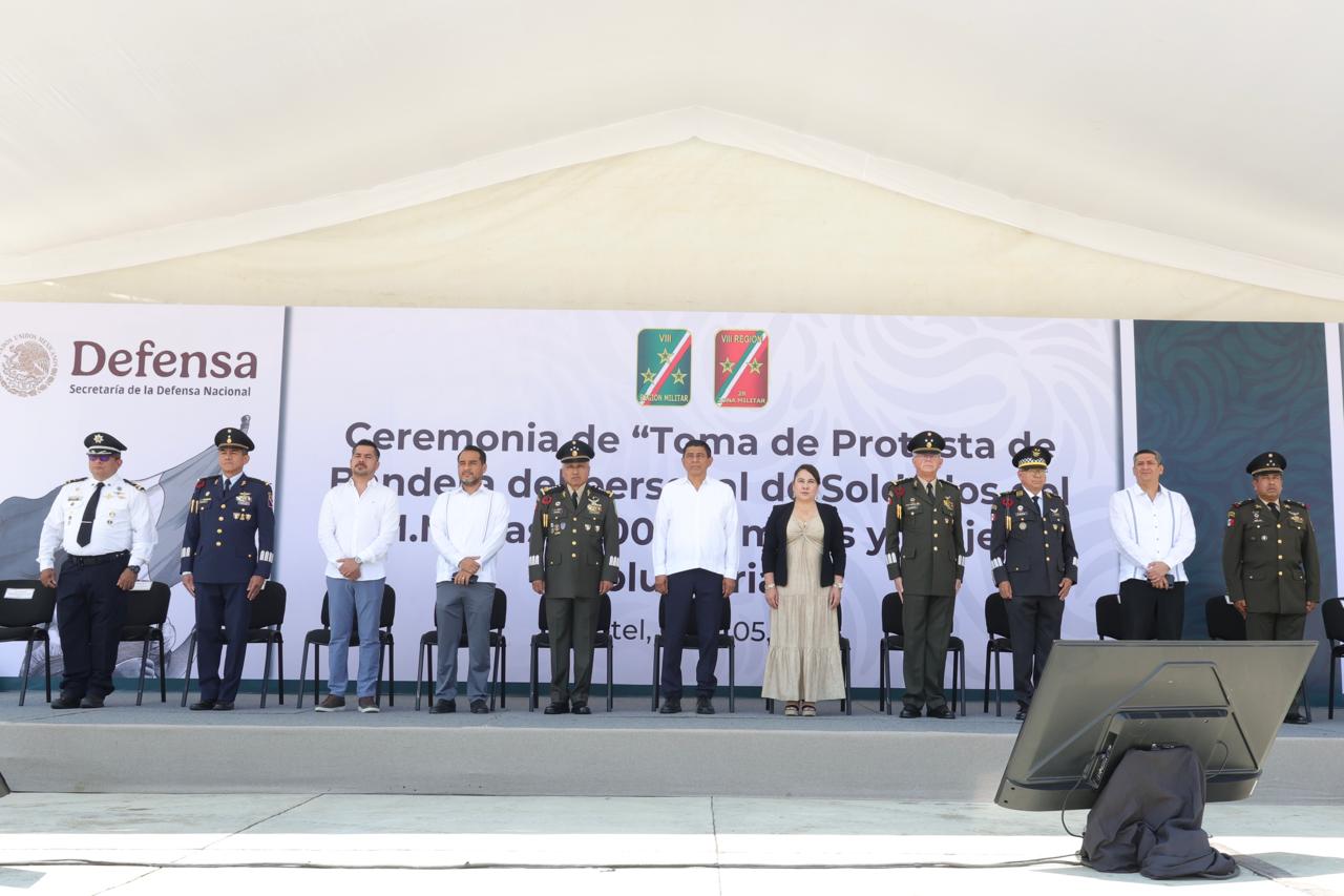 Asiste Gobernador de Oaxaca al 163 Aniversario de la Batalla de Puebla, símbolo de defensa de la patria