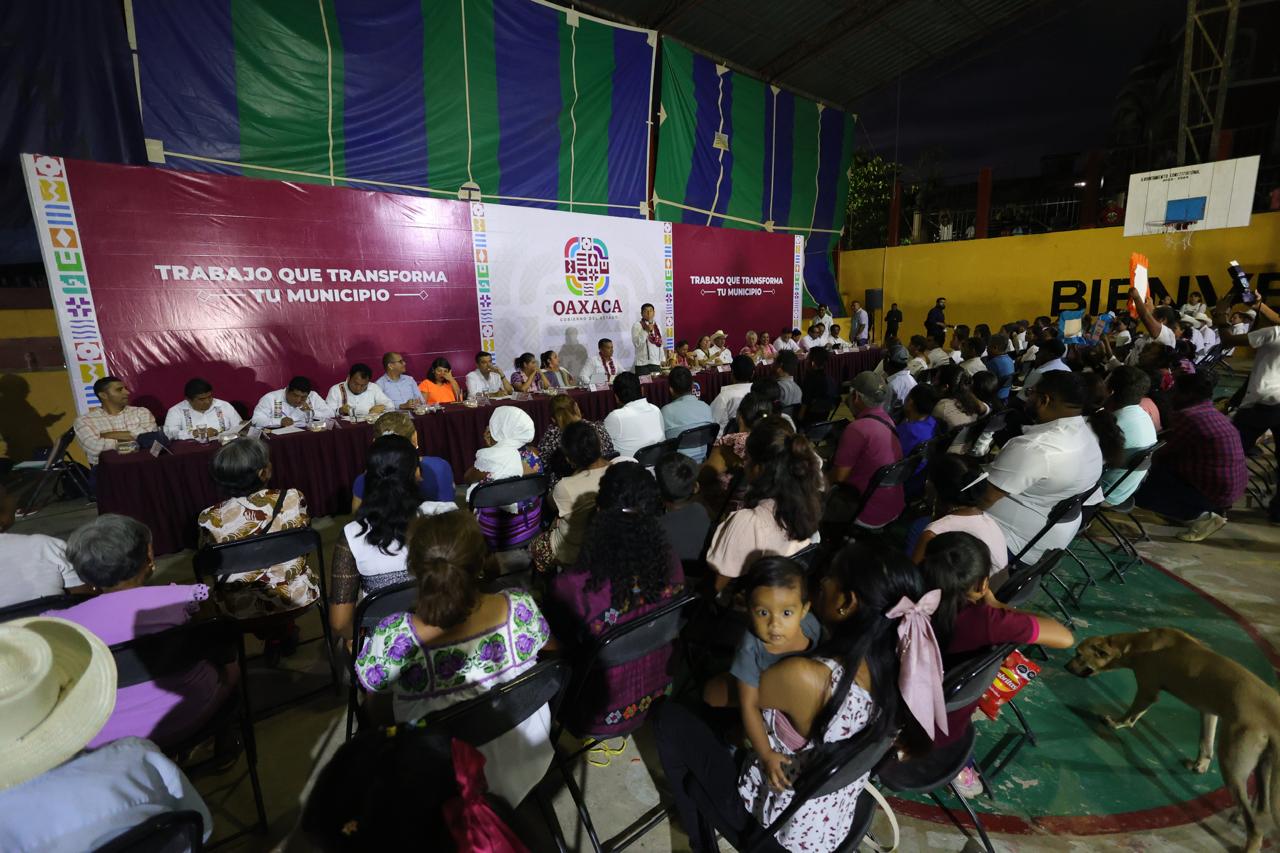 Con 9.5 mdp, la Primavera Oaxaqueña impulsa obras de infraestructura en San Miguel Tlacamama