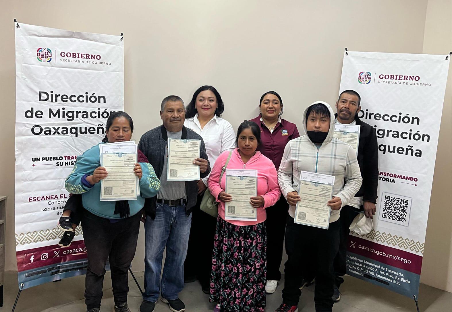 Continúa apoyo a trámites de doble nacionalidad para oaxaqueños radicados en Estados Unidos: Sego