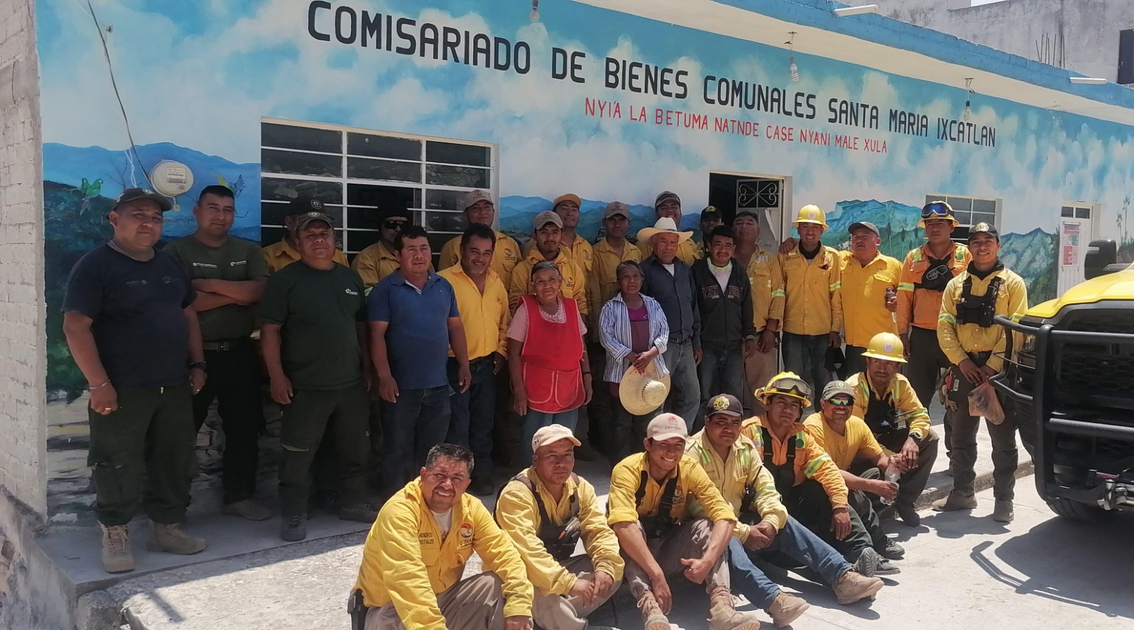 Controlado incendio forestal en Santa María Ixcatlán: Coesfo