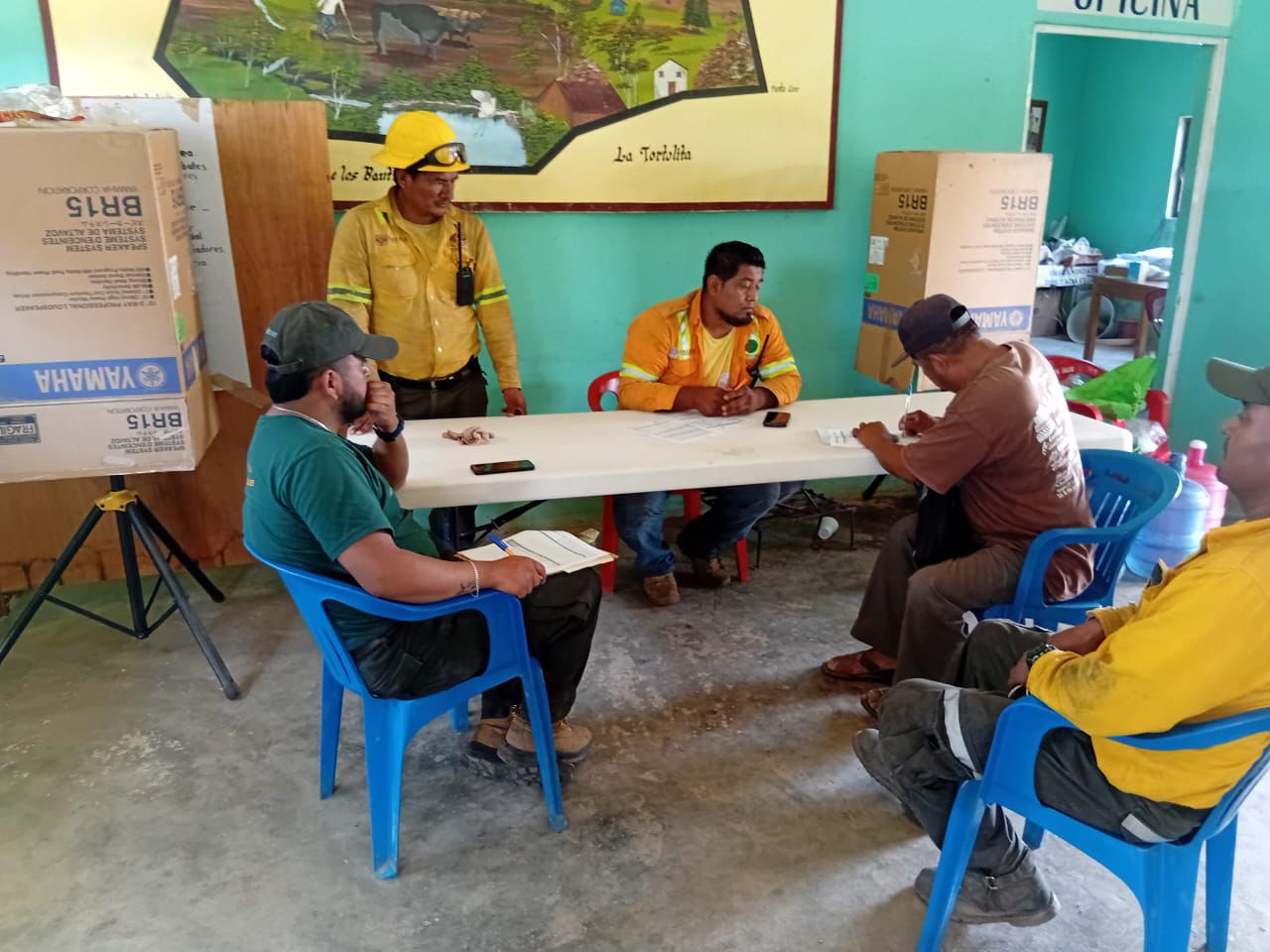 Controla Coesfo incendio forestal en Putla Villa de Guerrero