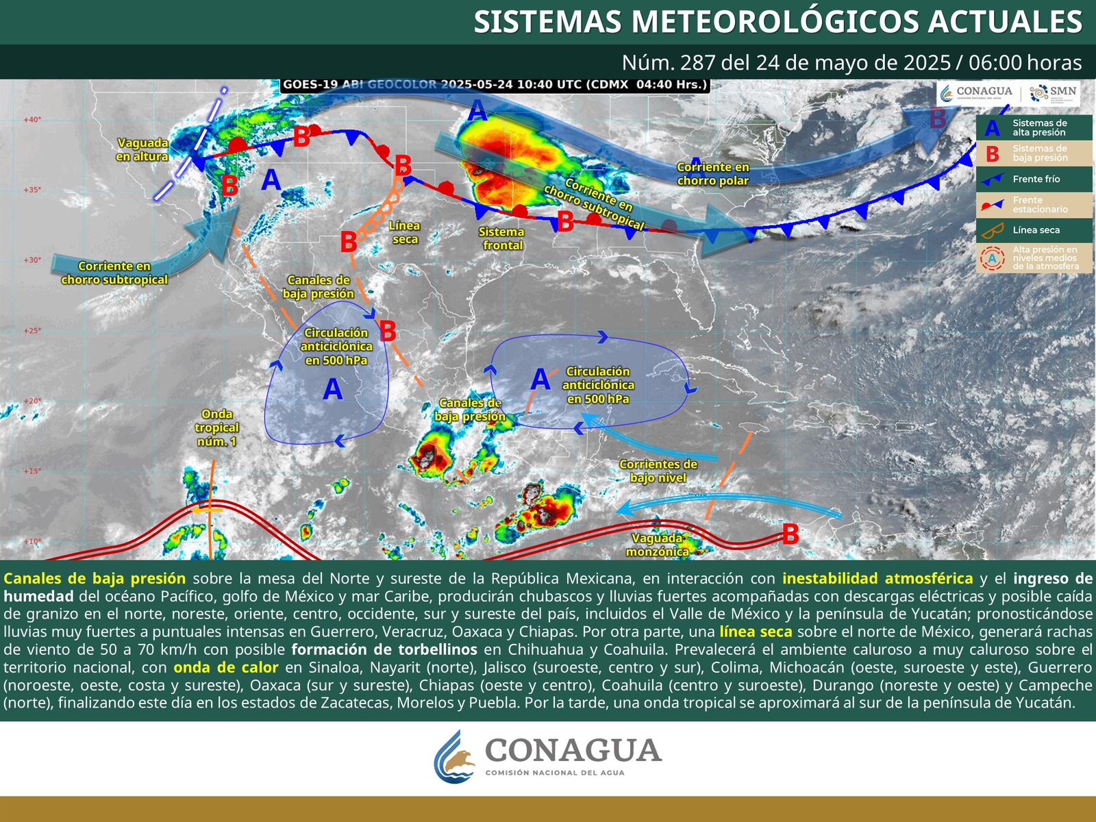 Se prevén lluvias en mayor parte de Oaxaca