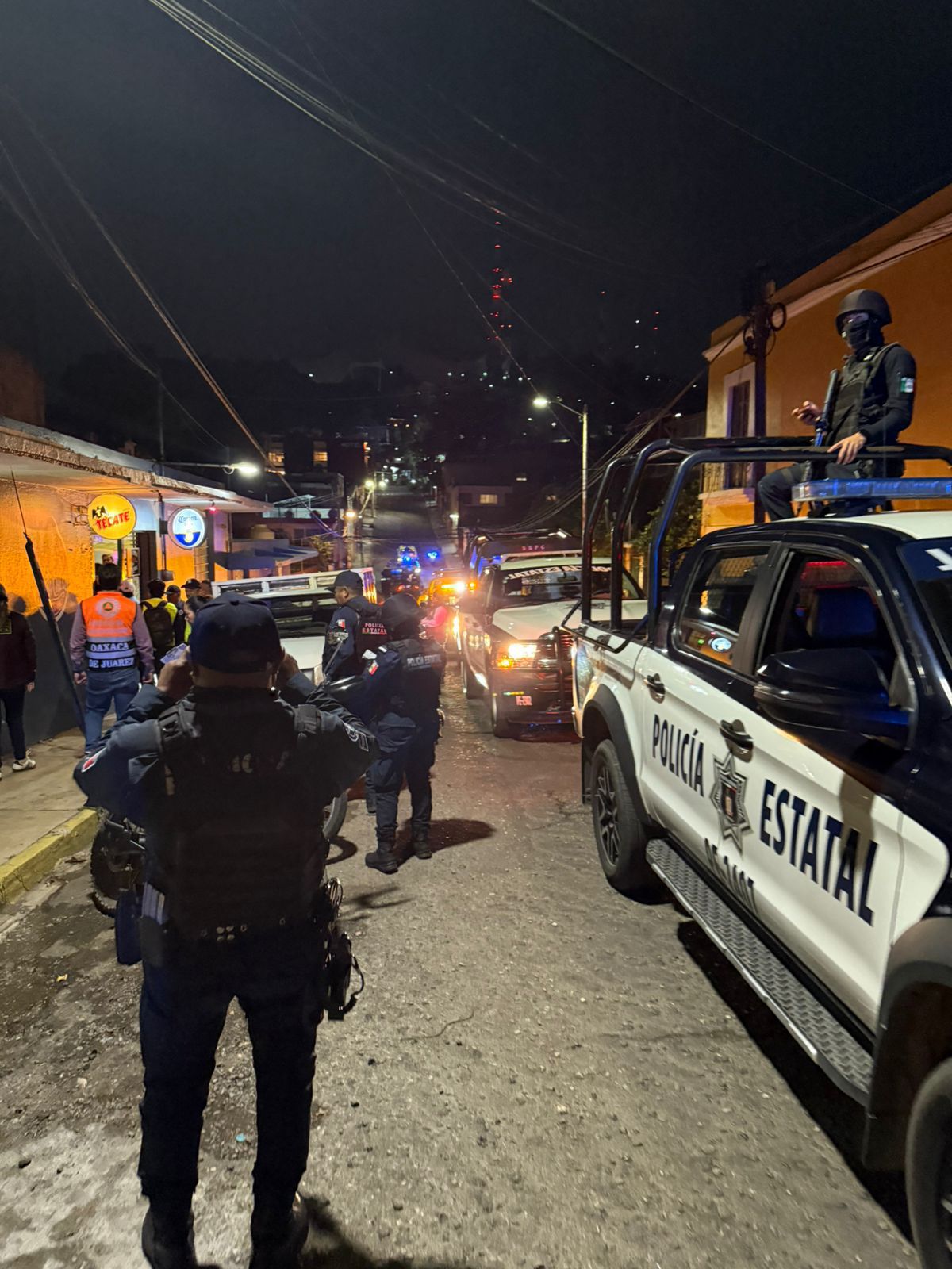 Clausura Mando de Coordinación de Seguridad Metropolitana 13 establecimientos del centro de Oaxaca de Juárez